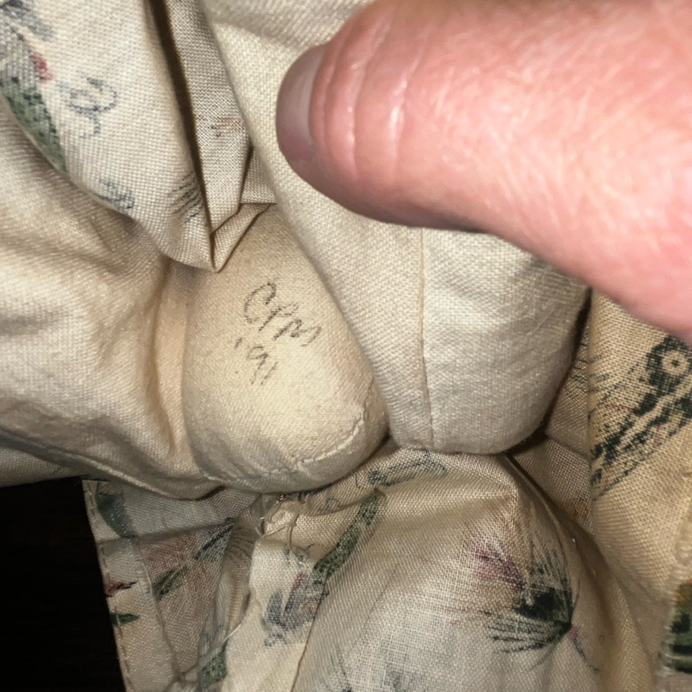 Vintage Folk Art Doll Cat Toy Handmade Fishing Theme - Picture 9 of 11